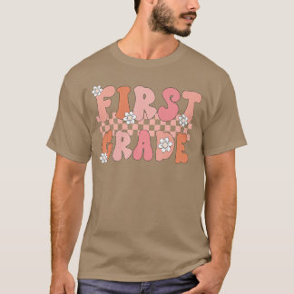 Lehrer der ersten Klasse Retro Vintage 1. Klasse L T-Shirt