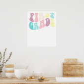 Lehrer der ersten Klasse Schule Poster (Küche)