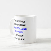 Lehrer der frühen Uni, phantastisch Kaffeetasse (Vorderseite Links)