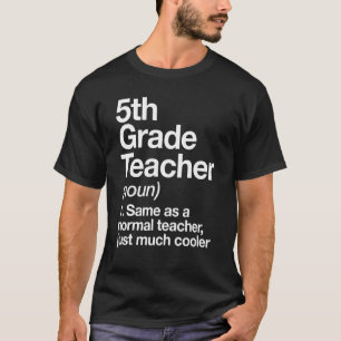 Lehrer der fünften Klasse - Funny Back to School T-Shirt