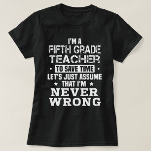 Lehrer der fünften Klasse T-Shirt