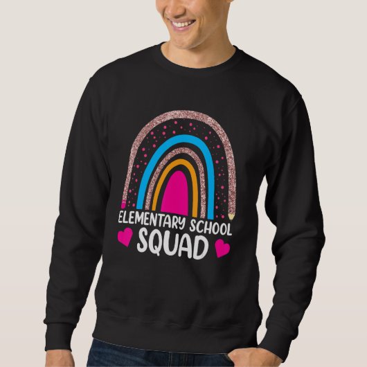 Lehrer der Grundschule Squad 1. Tag Sweatshirt (Vorderseite)