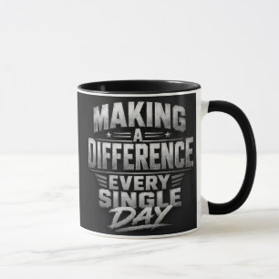 Lehrer, der jeden Tag einen Unterschied macht Tasse