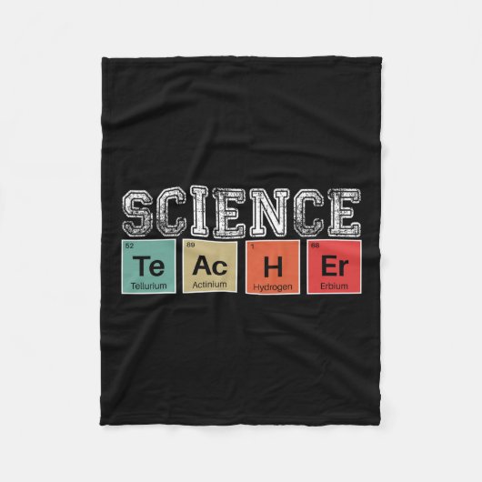 Lehrer der Naturwissenschaften regelmäßig an der T Fleecedecke (Vorderseite)