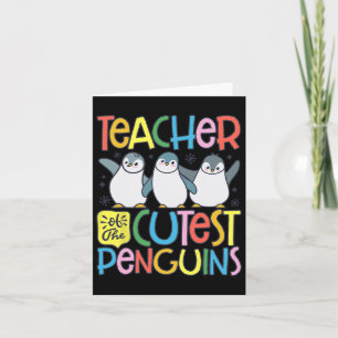 Lehrer der Niedlichsten Pinguine Funny Pinguin zur Karte