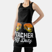 Lehrer der Sonnenbrille letzten Schultag Schürze (InSitu)