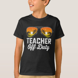 Lehrer der Sonnenbrille letzten Schultag T-Shirt