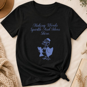 Lehrer, der Wörter zum Funkeln und Ideen zum Leuch T-Shirt