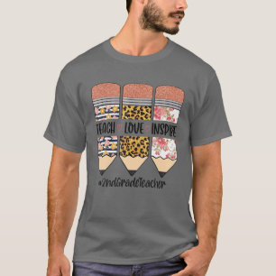 Lehrer der zweiten Klasse zurück zur Schule Lehrin T-Shirt