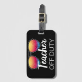 Lehrer des Dienstes I Gepäckanhänger (Vorderseite Vertikal)