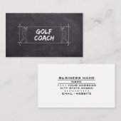 Lehrer des Golftrainers Lehrinstruktion Visitenkarte (Vorne/Hinten)