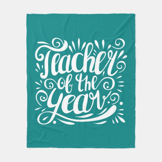 Lehrer des Jahres Fleecedecke (Vorderseite)