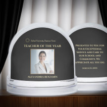 Lehrer des Jahres Foto-Logo Gold Business