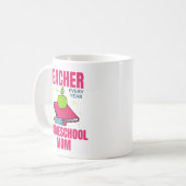 Lehrer des Jahres, Homeschool-Mutter, Hübsche Mutt Kaffeetasse (Vorderseite Links)