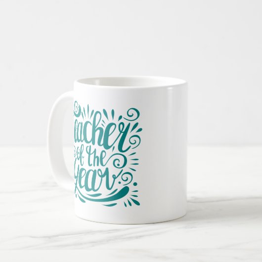 Lehrer des Jahres Kaffeetasse (Vorderseite Links)