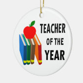 Lehrer des Jahres Keramik Ornament (Links)