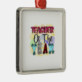 Lehrer des Jahres Ornament Aus Metall (Rechts)