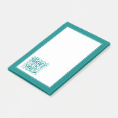 Lehrer des Jahres Post-it Klebezettel (angewinkelt)
