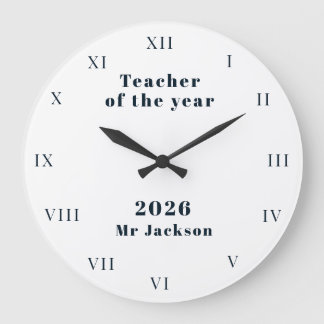 Lehrer des Jahres Schulpreis Große Wanduhr