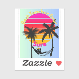 Lehrer des Jahres: sicher Aufkleber