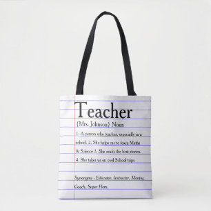 Lehrer des Wörterbuchs spielte Tasche. Gründe für Tasche