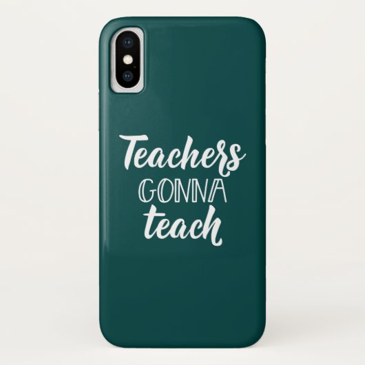 Lehrer, die gehen zu unterrichten Case-Mate iPhone hülle (Rückseite)