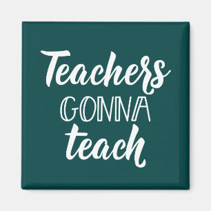 Lehrer, die gehen zu unterrichten magnet