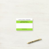 Lehrer, die Klasse Grün | merkt, personifizieren Post-it Klebezettel (Auf Schreibtisch)