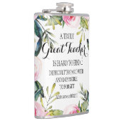 Lehrer, die sich in den Ruhestand verlassend Absch Flachmann (Rechts)