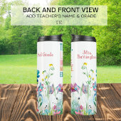 Lehrer, die Wildblumen Inspiriert haben Thermosbecher