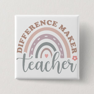 Lehrer Differenzialmacher Button