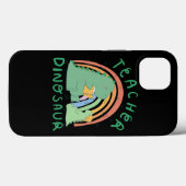 Lehrer Dinosaur Positiver Regenbogenlehrer Niedlic Case-Mate iPhone Hülle (Rückseite (Horizontal))