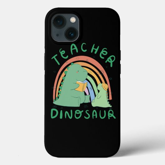 Lehrer Dinosaur Positiver Regenbogenlehrer Niedlic Case-Mate iPhone Hülle (Rückseite)