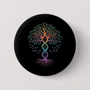 Lehrer Dna Baum Des Lebens, Biologielehrer, Wissen Button