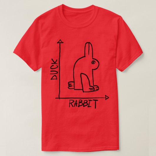 Lehrer Duck Rabbit Math T-Shirt (Design vorne)