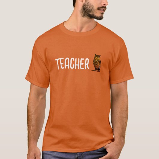 Lehrer, Eagle-Uhu-T - Shirt (Vorderseite)