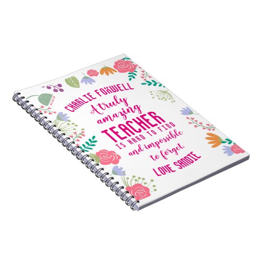 Lehrer Ein wirklich phantastischer Lehrer ist schw Notizblock (Rechte Seite)