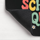 Lehrer einer Mittelstufe, der Kinder erzieht Mousepad (Ecke)