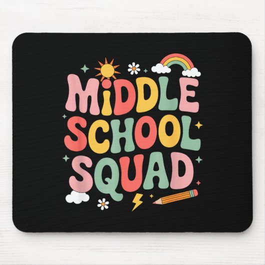 Lehrer einer Mittelstufe, der Kinder erzieht Mousepad (Vorne)