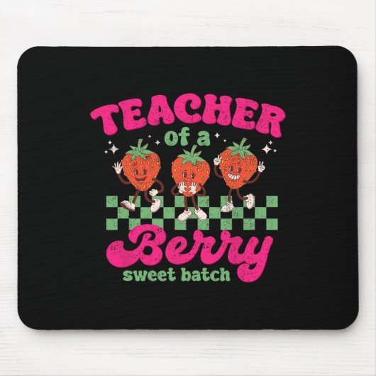 Lehrer eines beeren süßen Tch lustigen Erdbeere De Mousepad (Vorne)