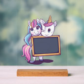 Lehrer-Einhorn (1) Acrylschild (Neutral)
