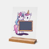 Lehrer-Einhorn (1) Acrylschild (Winkel)