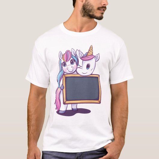 Lehrer-Einhorn (1) T-Shirt (Vorderseite)