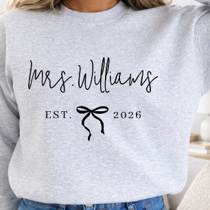 Lehrer Elegante Schriftart Benutzerdefinierte Zu Sweatshirt