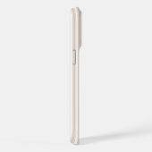 Lehrer | Elegantes Brautgeschenk mit beiger Streif iPhone Hülle (Rechte Seite)