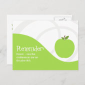 Lehrer-Erinnerungs-Postkarte Postkarte (Vorne/Hinten)