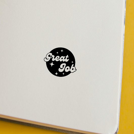 Lehrer ermutigen zu einem guten Job zurück in die Gummistempel