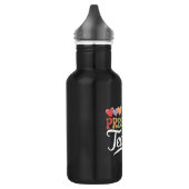 Lehrer erster Tag zurück zur Schule Edelstahlflasche (Links)