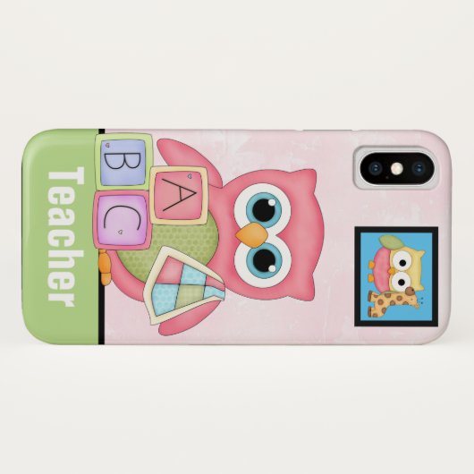 Lehrer - Fall iPhone X Case-Mate iPhone Hülle (Rückseite (Horizontal))