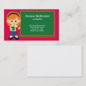 Lehrer * Farbe des Hintergrunds auswählen Visitenkarte (Vorne/Hinten)